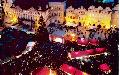 Vy över torget i Prag